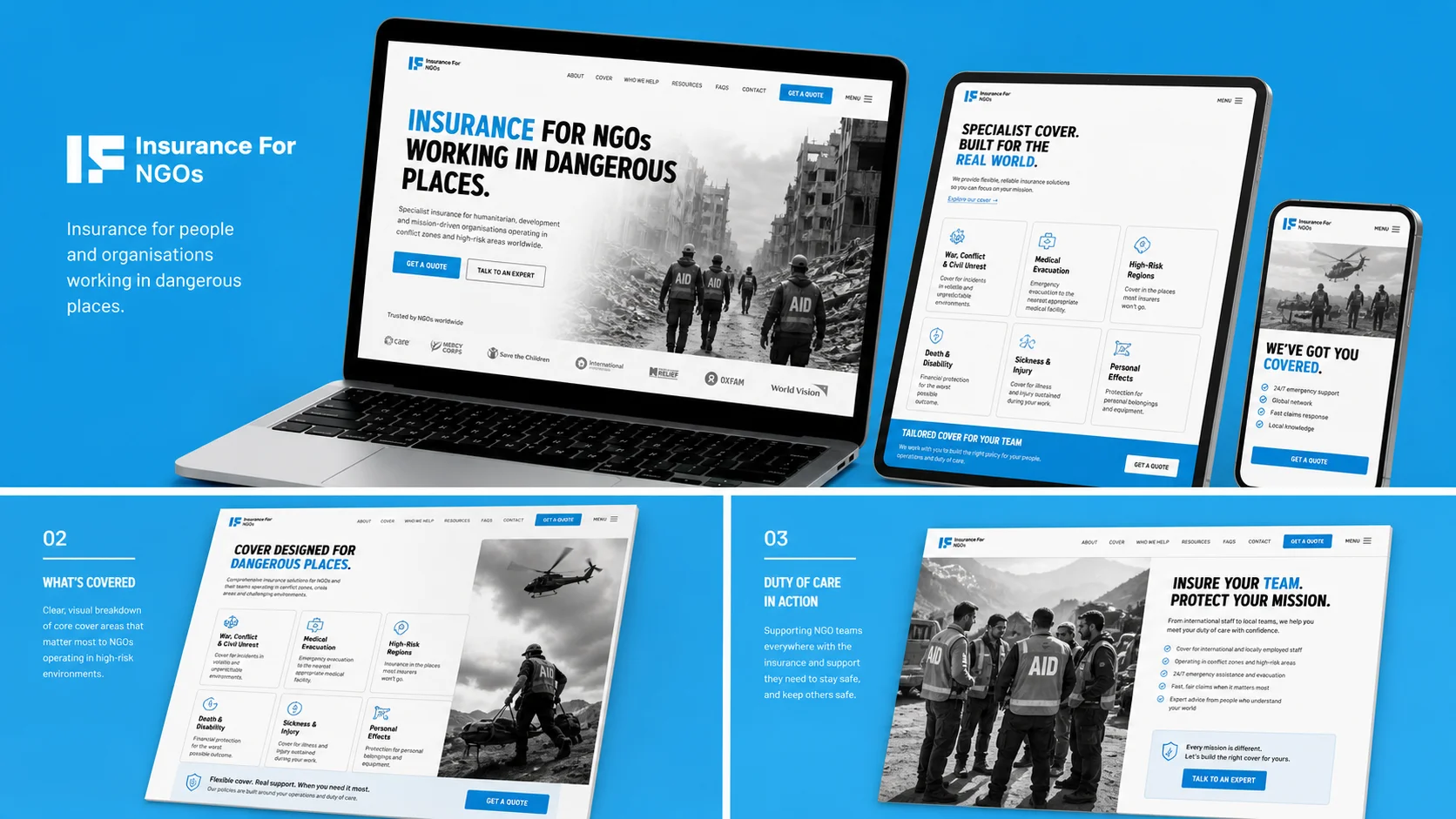 Insurance for NGOs project visual