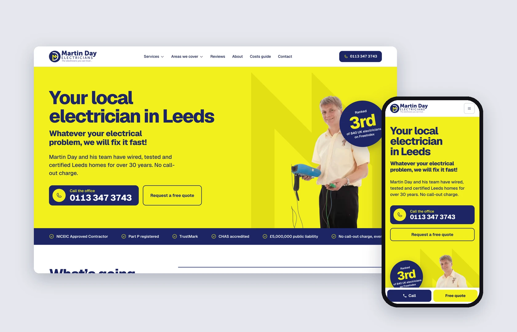Martin Day Electricians project visual