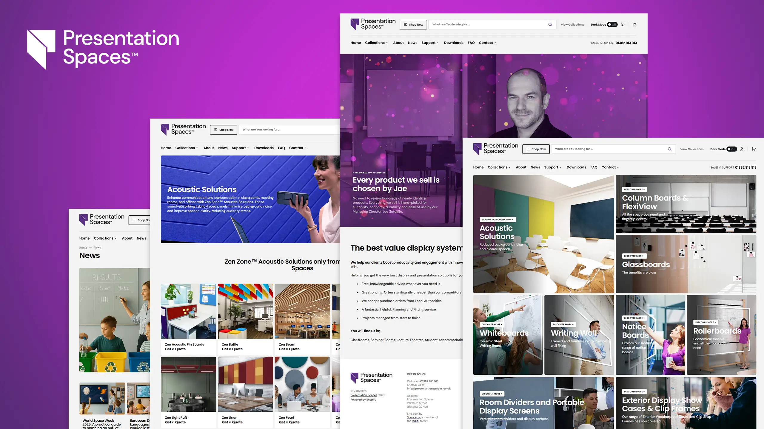 Presentation Spaces project visual